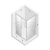 NEW TRENDY Kabina prostokątna drzwi przesuwne NEW VARIA 120x90x190 PL PRODUKCJA  D-0190A/D-0102B
